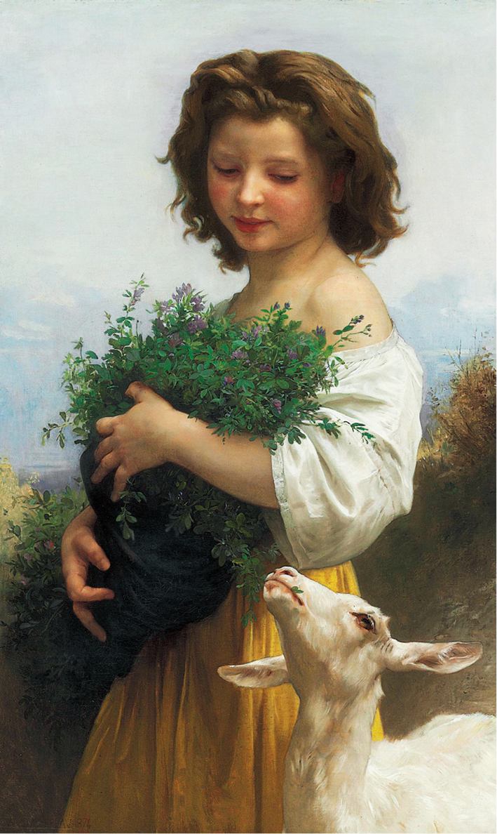  阿道夫·布格罗 Adolphe Bouguereau —— La Petite Esméralda
